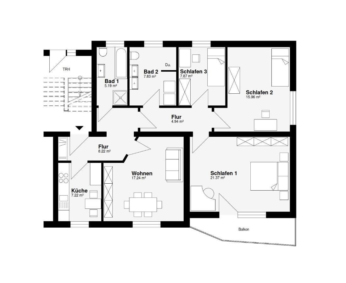 Ferienwohnung Friedrich Ulrich Wolfenbüttel Esterno foto